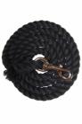 Black Cotton Lead Rope