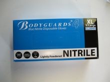 Blue Nitrile Powder Free Gloves - Large