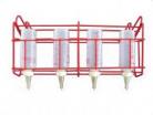 Lamb Feeding Bottle Rack incl. bottles