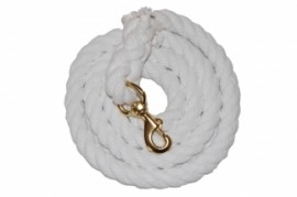 White Cotton Lead Rope